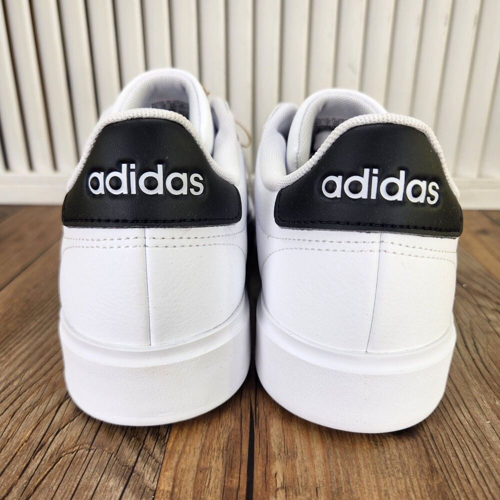 Adidas Grand Court 2.0 Sneakers Womens Sz 8.5 White Leather Tennis Shoes GW9214 - Picture 5 of 13